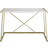 Decorotika Anemon White Marble/Gold Writing Desk 60x120cm