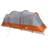 vidaXL Family Tunnel Tent 6 Persons Grey