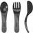 Twistshake Baby Cutlery Knife Fork & Spoon Black