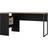 Furniture To Go Function Plus Corner Black Oak Writing Desk 81x145.1cm