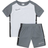 Nike Academy Crew T-Shirt Shorts Set Children - White