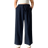 Shein Solflare Women's Plus Size Navy Blue Woven Loose Fit Pants