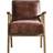 Gallery Direct Neyland Brown Armchair 82cm