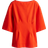 H&M T-shirt with Defined Waist - Bright Red