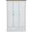 LPD Devon White Wardrobe 112.9x181.5cm