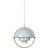 GUBI Multi-Lite Large Brass/Grey Pendant Lamp 14.2"