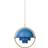 GUBI Multi-Lite Large Brass/Blue Pendel ∅ 36cm