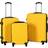 vidaXL Hardcase Suitcase Set of 3 - Yellow