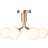 Nuura Apiales Brass/Opal Pendellampa ∅ 50cm