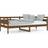 vidaXL 820300 Honey Brown Sofa 203.5cm 3 Seater