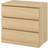 IKEA Malm White Stained Oak Chest of Drawer 80x78cm