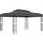 vidaXL Gazebo with Double Roof - Anthracite 3x4 m