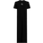 Calvin Klein Ribbed Cotton Maxi T-shirt Dress - Black