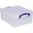 Really Useful Boxes UB21LC Transparent Storage Box 21L