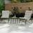 Charles Bentley Porto Seater Grey One Size Bistro Set, 1 Table incl. 2 Chairs