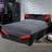 X-Rocker Cerberus MKII Ottoman Gaming Dark Red Small Double Frame Bed