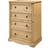 Mercers Furniture Corona Compact 4 Brown Chest of Drawer 82x113cm