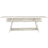 Decorotika Lanca White Marble Effect TV Bench 120x30cm