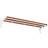 Essem Design Nostalgia White/Walnut Hat Shelf 100x18.8cm