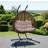 Artemis Home Double Garden Hanging Egg Chair Cream One Size