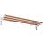 Essem Design Nostalgia Aluminum/Walnut Hat Shelf 100x18.8cm