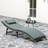 OutSunny Folding Rattan Sun Lounger with Cushion and Pillow 53 x 61 x 196 cm