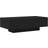 vidaXL Engineered Black Oak Coffee Table 100x30cm