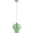 ValueLights Lane Glass 5 Tier Brushed Chrome Ceiling Light 135.5 x 23.5 x 23.5 cm Pendant Lamp