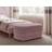 Flair Ava Ottoman Box Pink Storage Bench