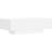vidaXL Engineered White Soffbord 100x49.5cm
