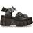 New Rock Sandal - Metallic Black