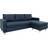 House Nordic Firenze Blue/Natural Soffa 219cm 3-sits