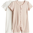H&M Cotton Jersey Sleepsuits 2-pack - Light Dusty Pink/White (1224625006)