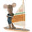Maileg Beach Mice Surfer Little Brother