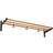 Essem Design Nostalgia Black/Oak Hat Shelf 100x18.8cm