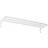 Essem Design Nostalgia White/Aluminum Hat Shelf 100x18.8cm