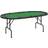 vidaXL foldbart pokerbord 10 pers. 206x106x75 grøn
