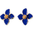 Shein 1pair Colorful Dopamine Flower Shaped Ear Studs For Women, Suitable For Daily Wear, Simple & Sweet, Versatile, Perfect Gift For Vacation Valentines