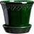 Bergs Potter Copenhagen Glazed Pot - Green ∅12cm