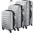 Kesser Hard Shell 3 delar - Silver