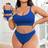 Shein Plus Size Women Solid Color Comfortable Underwear Set