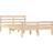 vidaXL Solid Wood 120x190cm