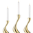 Georg Jensen Cobra Gold Värmeljuslykta 24cm 3st