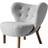 &Tradition Little Petra VB1 Hallingdal/ Oiled Walnut Loungestol 75cm