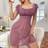 Shein Sexy Lace Bowknot Semi-Transparent Nightgown For Women