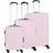 Cavalet Malibu Suitcase 3 delar - Light Pink