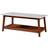 Wrought Studio Bayamo White Coffee Table 50.8x106.7cm