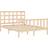 vidaXL Solid Pine Wood 120x200cm