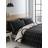 Catherine Lansfield Linear Curve Duvet Cover Black (230x220cm)