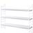String Pocket White Wall Shelf 60cm